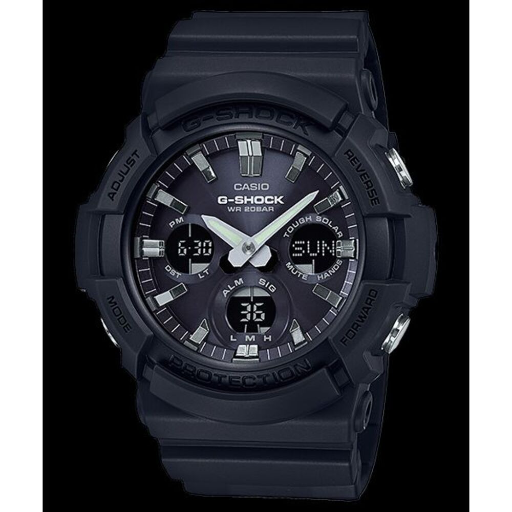 Casio G-SHOCK NEW BIG CASE SOLAR BLACK IP BLACK BEZEL